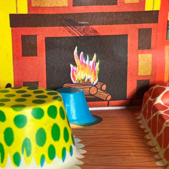 Vintage 1967 Mattel Liddle Kiddles Kabin toy Doll Carry Case Alco orange roof - Picture 6 of 14